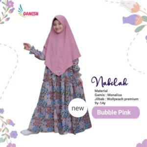 gamis anak remaja 9 14 tahun baju muslim anak perempuan set hijab