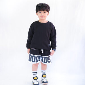 Setelan sweater anak 4-15 tahun - Hitam 2
