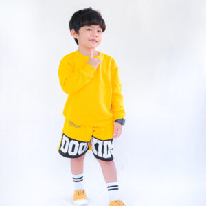 Setelan sweater anak 4-15 tahun - Kuning