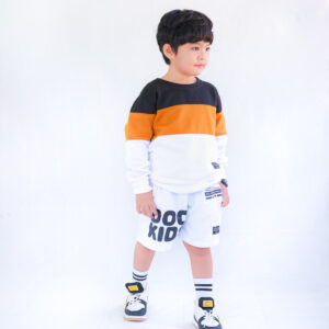 Setelan sweater anak 4-15 tahun - Putih