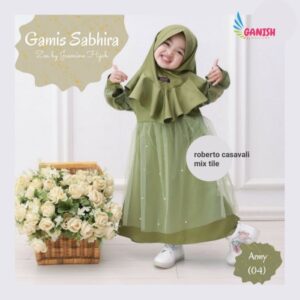 Gamis anak katun usia 2-8 tahun Baju muslim